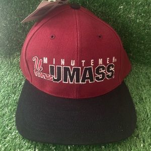 Vintage Massachusetts UMASS Minutemen NCAA Strapback Hat
